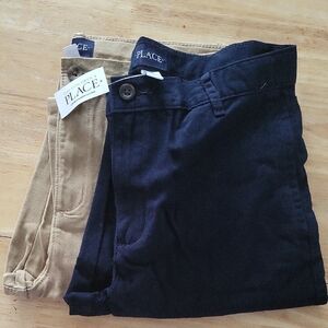 The Children's Place Kids Bottoms - Navy and Tan